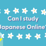 A text saying "Can I study Japanese Online?"