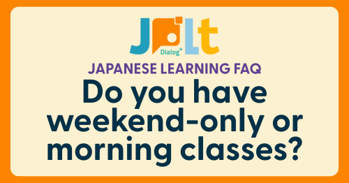 JPLT Morning weekend classes