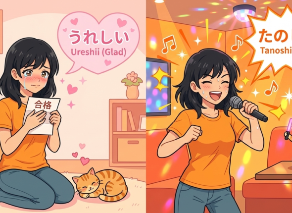 The Difference Betweenうれしい (ureshii) vs たのしい (tanoshii)