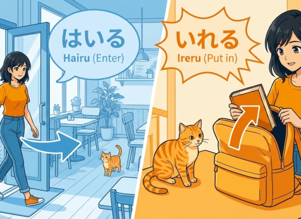 The Difference Between入る (hairu) vs 入れる (ireru)