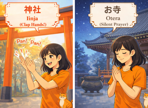 日本の神社とお寺の違いを知ろう