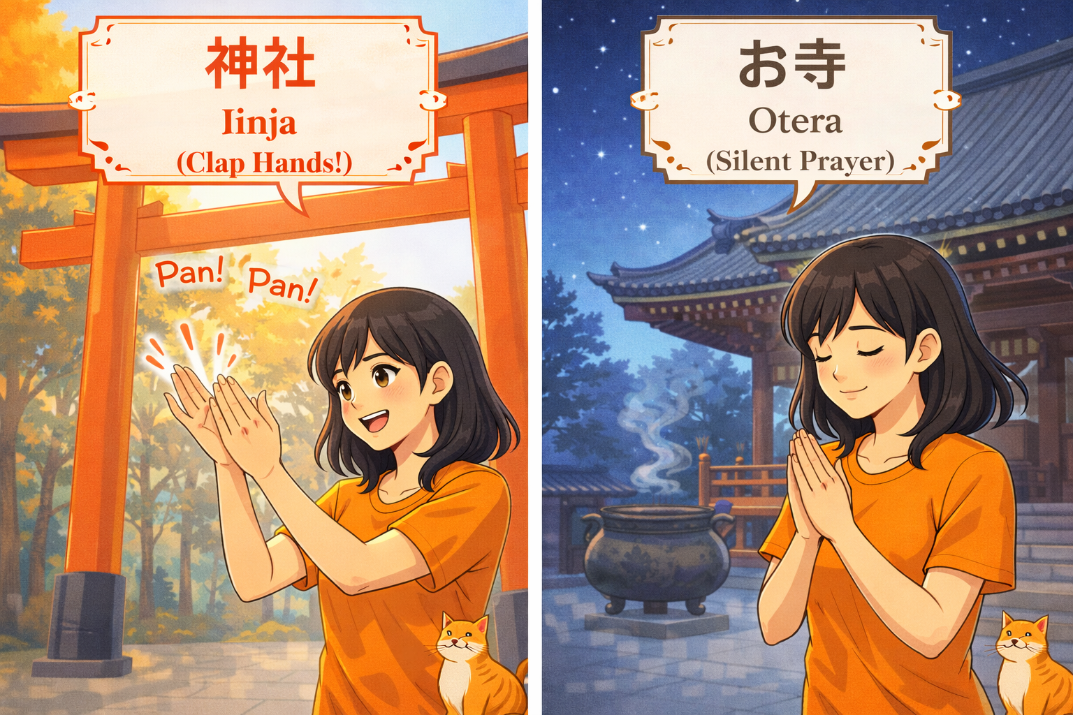 日本の神社とお寺の違いを知ろう