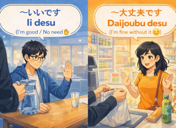 Understanding the Difference Between ii desu and daijōbu desu