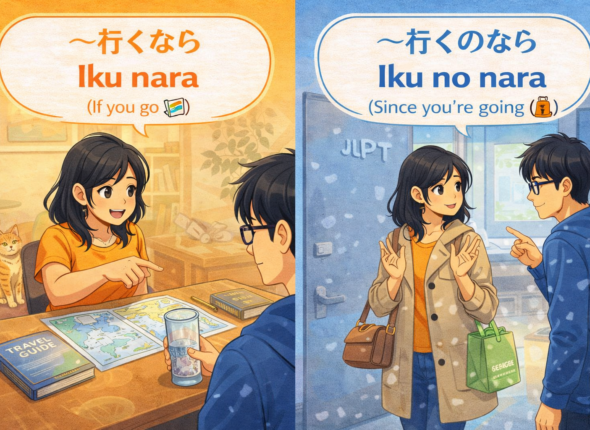 Understanding the Subtle Differences Between 'Iku nara' and 'Iku no nara'