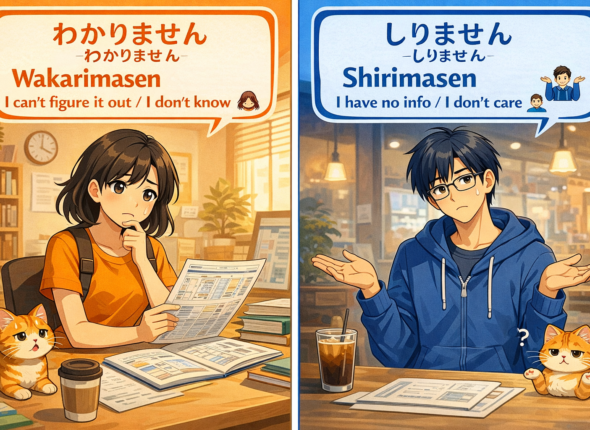 わかりません vs. 知りません