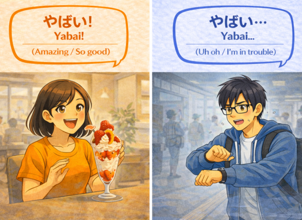 Yabai! A contrast of emotions