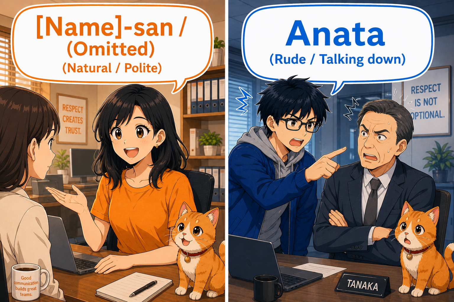 【使い分け】「あなた」は言うべき？避けるべき？会話のコツ の違い [日本語学習]