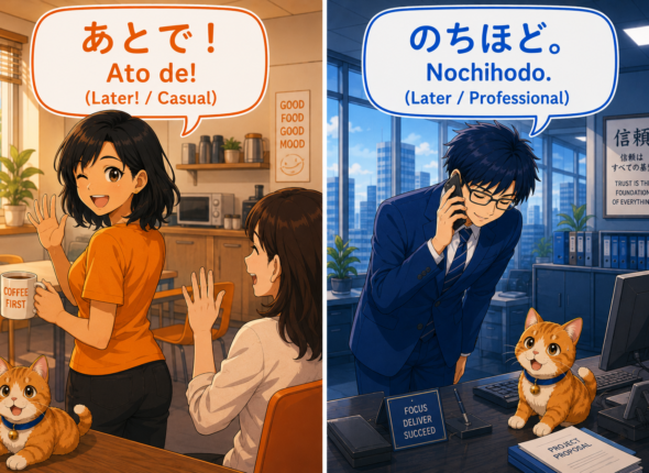 「あとで」と「後ほど」のビジネス表現の違い