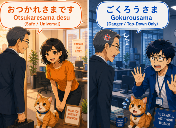 「お疲れさま」と「ご苦労さま」の立場の違い