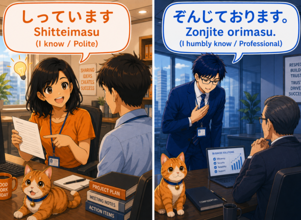 「知っています」と「存じております 」の敬語の違い
