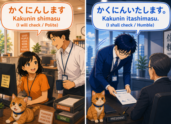 「確認します」と「確認いたします」の敬語の違い