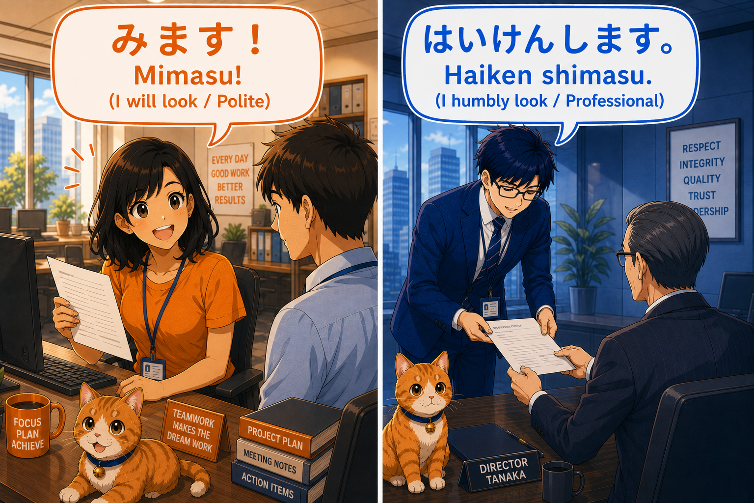 「見ます」と「拝見します」の正しい使い分け