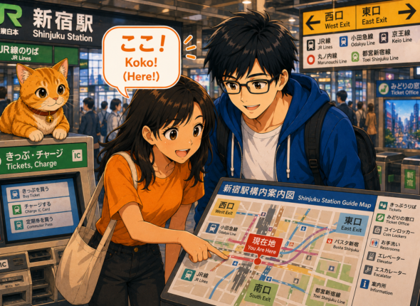 「ここ」ってどこ？会話で何度も聞く基本の日本語