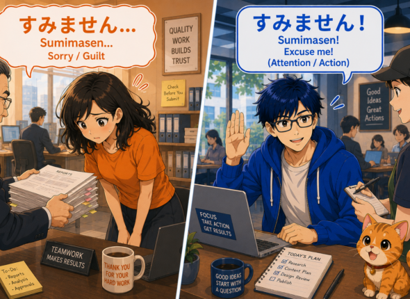「すみません」と “Excuse me” の正しい使い分け
