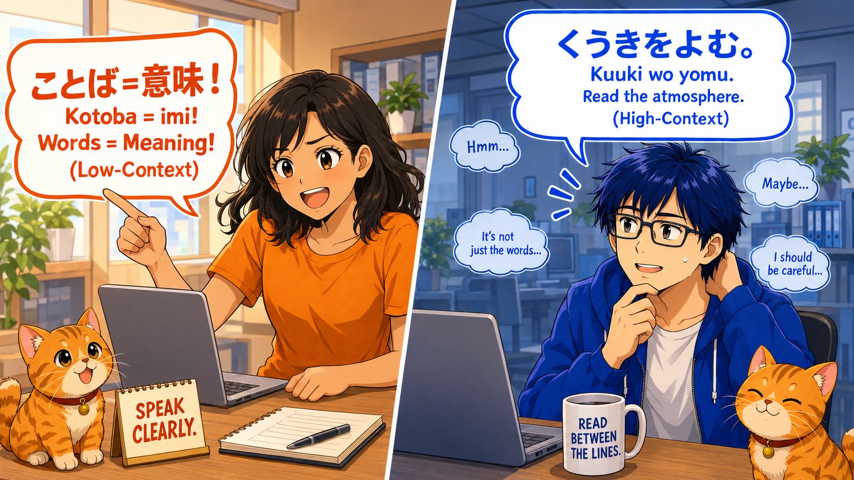 「空気を読む」と英語文化の違い
