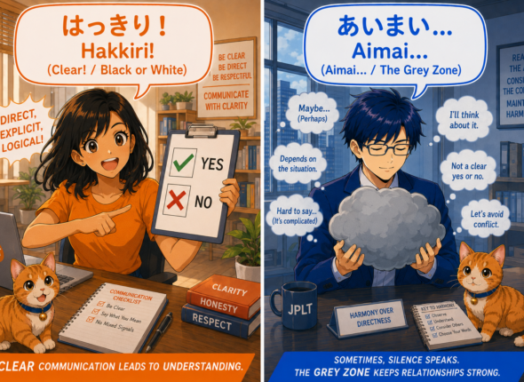 あいまい表現と明確表現、日本語と英語の違い