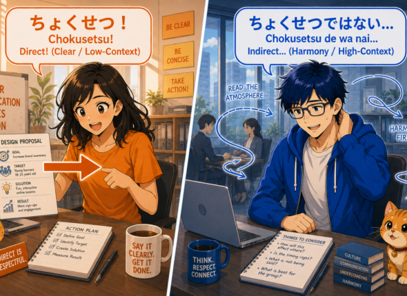 直接言う英語と遠回しに言う日本語の違い