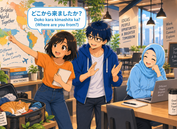 「どこから来ましたか？」日本ではどう聞こえる