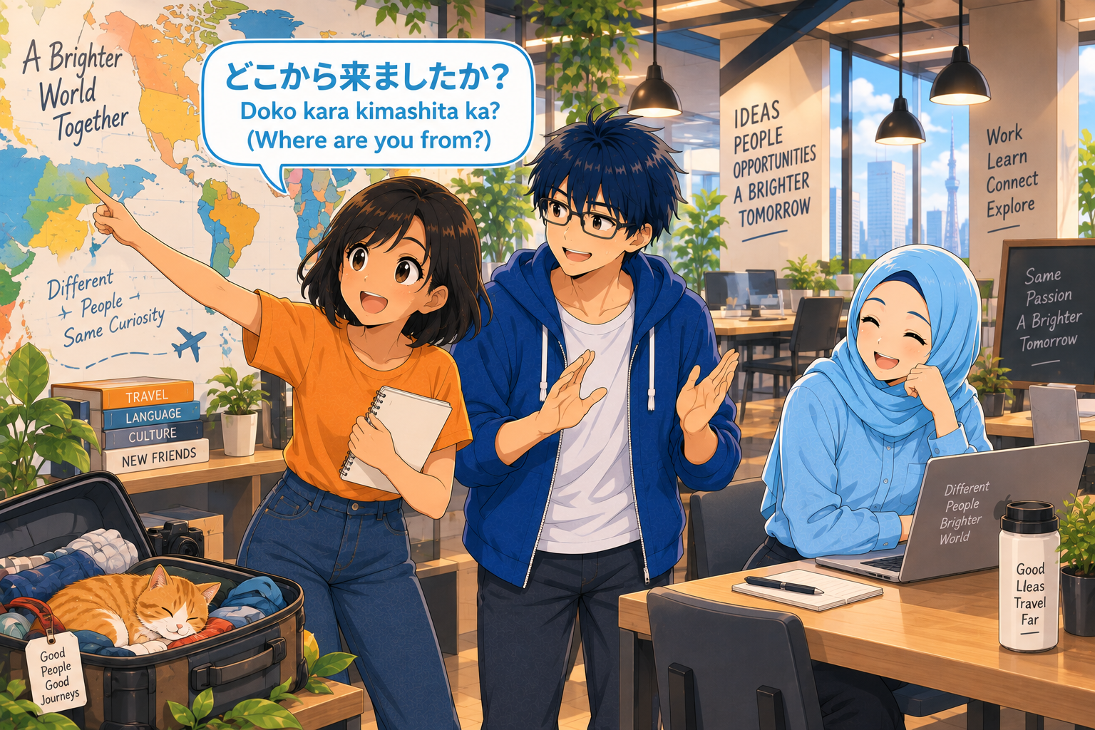 「どこから来ましたか？」日本ではどう聞こえる