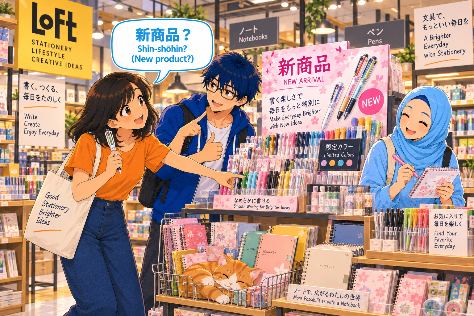 日本の店でよく見る「新商品」ってどう読む？