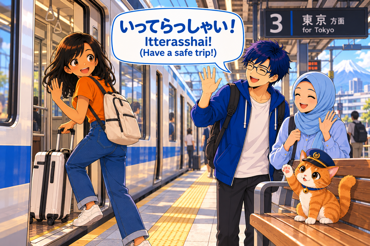 「いってらっしゃい」はどうしてセットで使う？