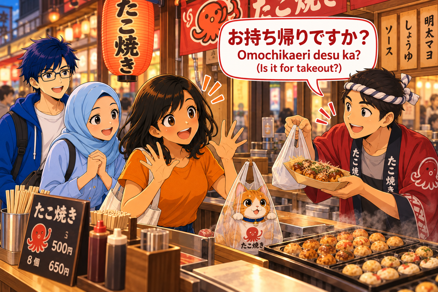 「お持ち帰りですか？」はTakeoutのこと？